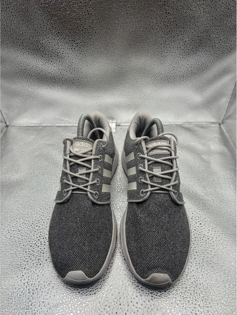 Adidas cloud foam QT racer grey white